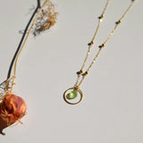 Ketting Rond Lichtgroen – You Are Wonderful
