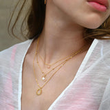 Ketting Rond Crème – New Life