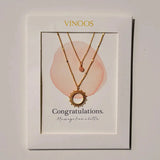 Ketting Zon Lichtroze – Congratulations