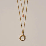 Ketting Zon Lichtroze – Congratulations