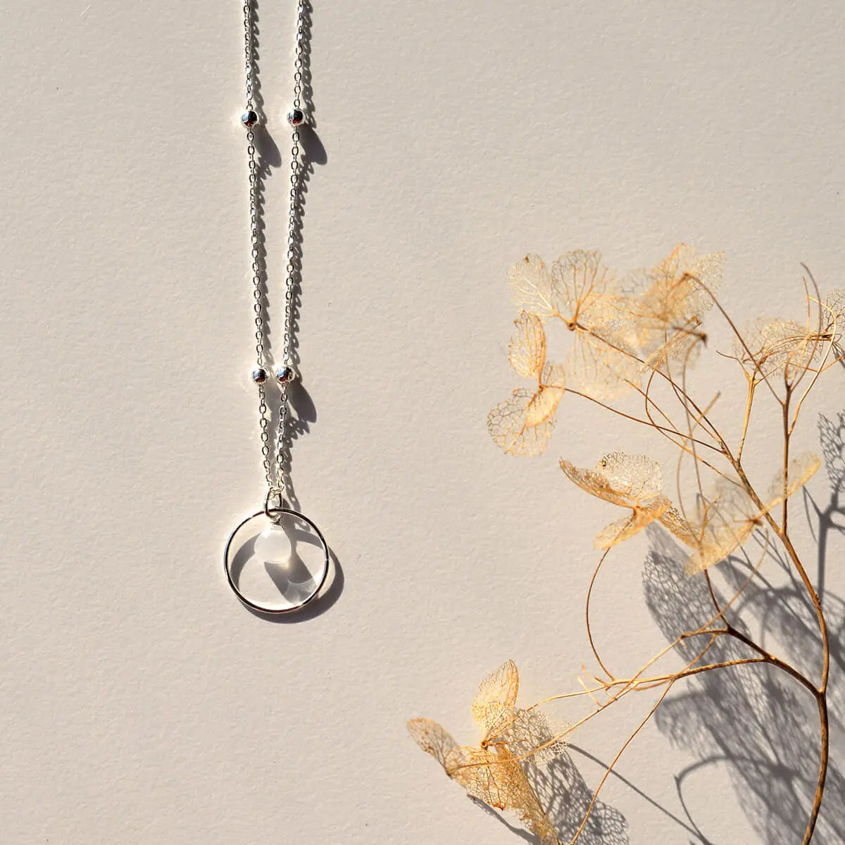 Ketting Rond Crème – New Life
