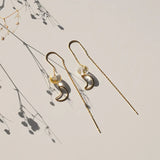 Gold Leaf Earrings – Moonlight 