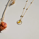 Ketting Rond Goudgeel – Time To Shine