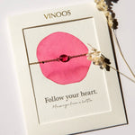 Armband Fuchsia - Follow your heart - shopvinoos