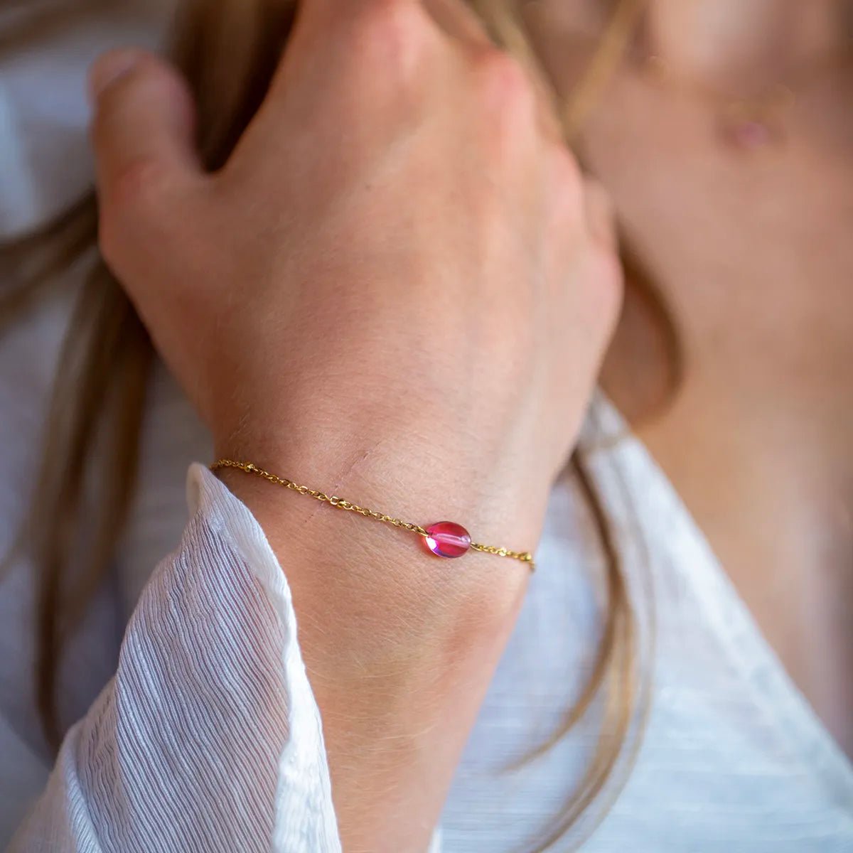 Armband Fuchsia - Follow your heart - shopvinoos