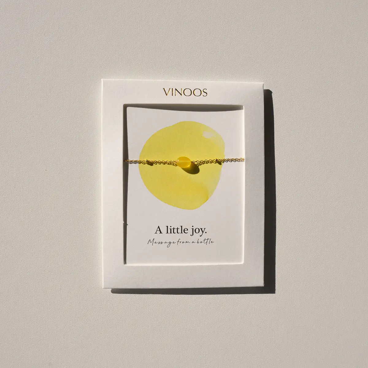Armband Geel - A little joy. - shopvinoos
