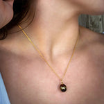 Cheers! Ketting - Kastanjebruin met goud - shopvinoos