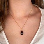 Cheers! Ketting - Kastanjebruin met goud - shopvinoos