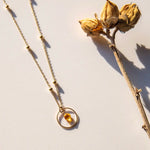 Ketting Cirkel Amber - Always with you. - shopvinoos