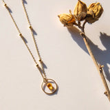 Ketting Cirkel Amber - Always with you. - shopvinoos