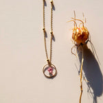 Ketting Cirkel Fuchsia - Cherish you. - shopvinoos