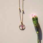 Ketting Cirkel Fuchsia - Cherish you. - shopvinoos