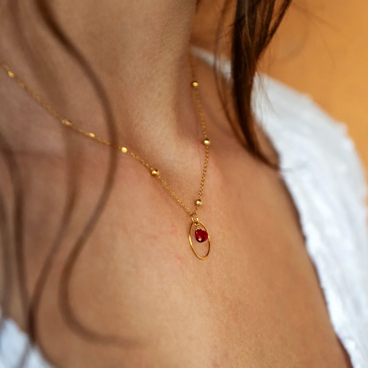 Ketting Cirkel Merlot - Always together. - shopvinoos