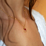 Ketting Cirkel Merlot - Always together. - shopvinoos