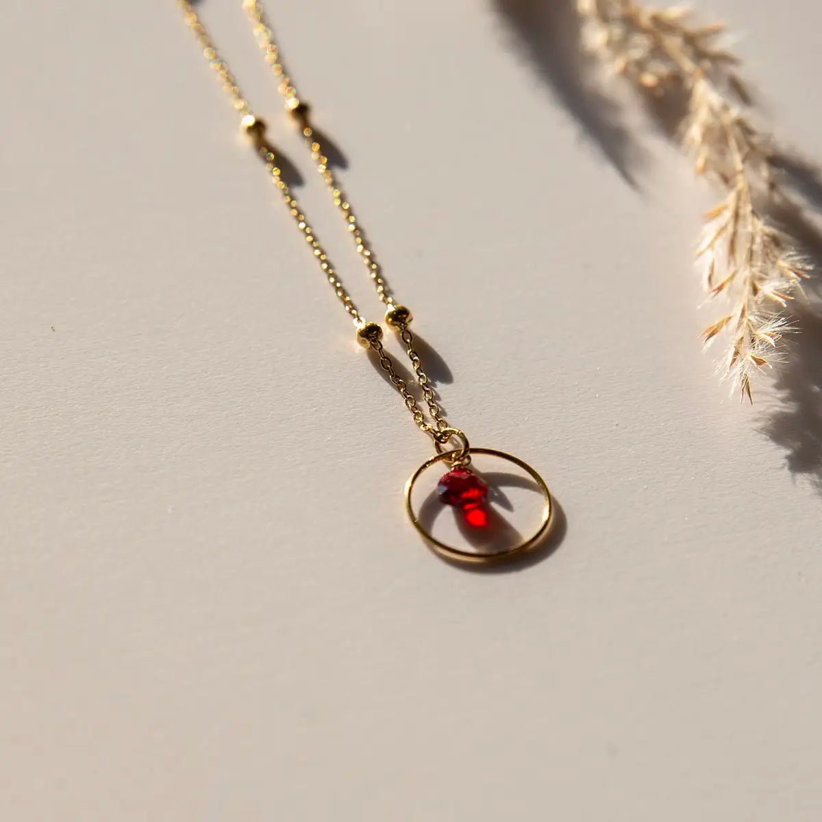 Ketting Cirkel Merlot - Always together. - shopvinoos