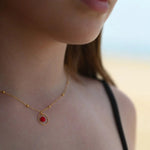 Ketting Cirkel Merlot - Always together. - shopvinoos