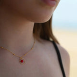 Ketting Cirkel Merlot - Always together. - shopvinoos
