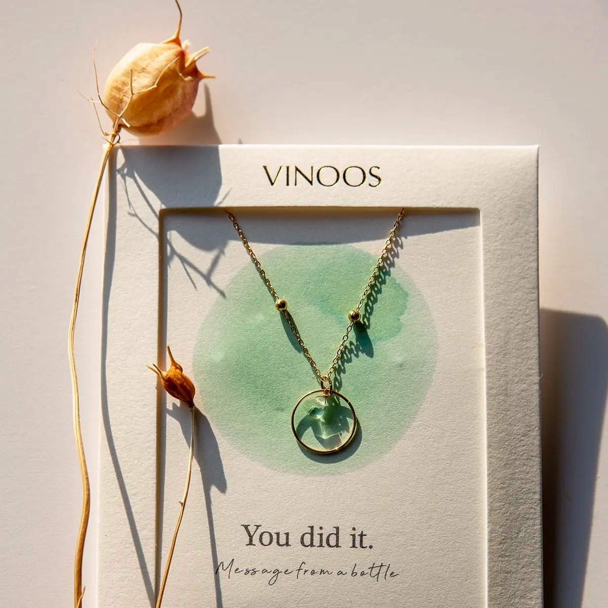 Ketting Cirkel Mint - You did it. - shopvinoos