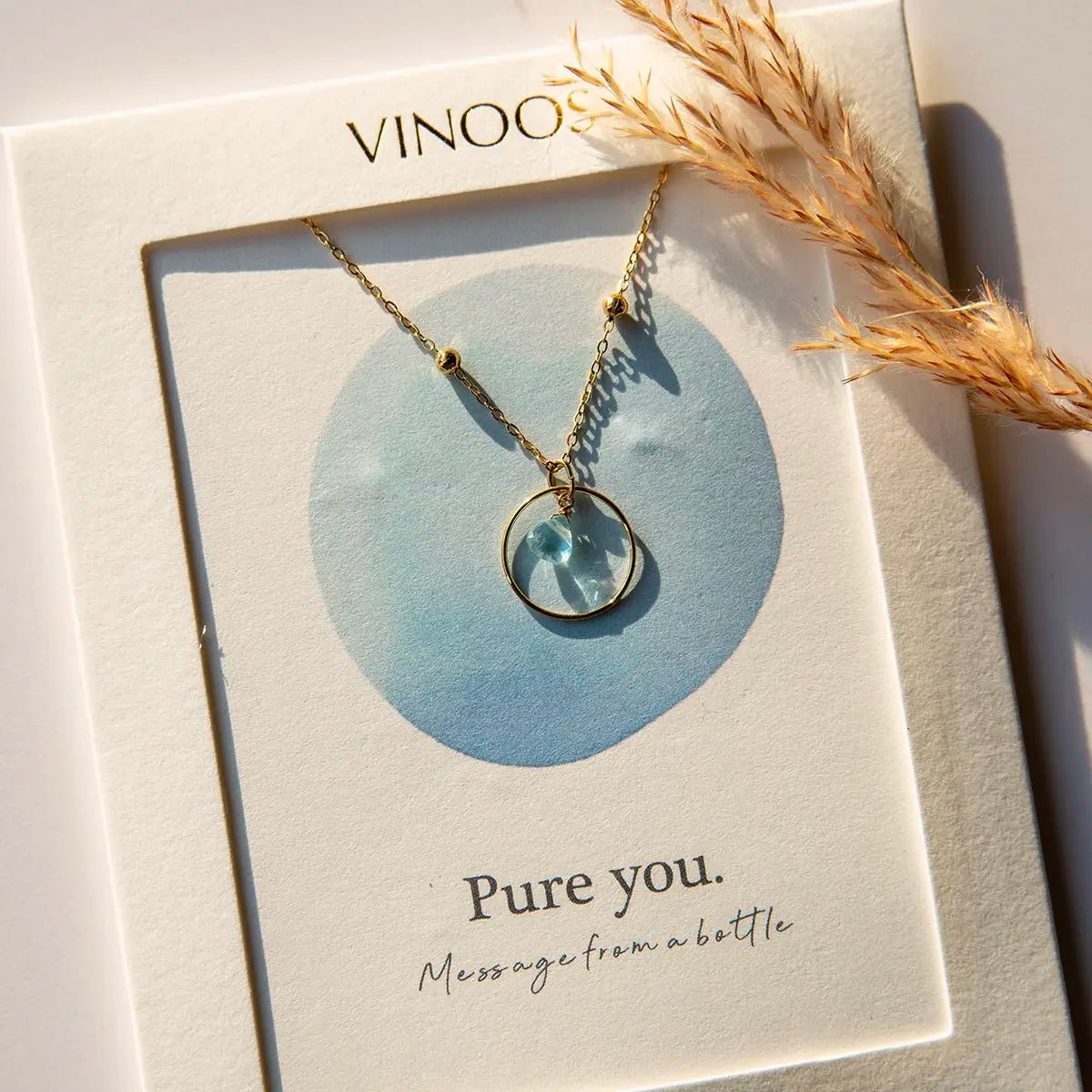 Ketting Cirkel Oceaan - Pure you. - shopvinoos