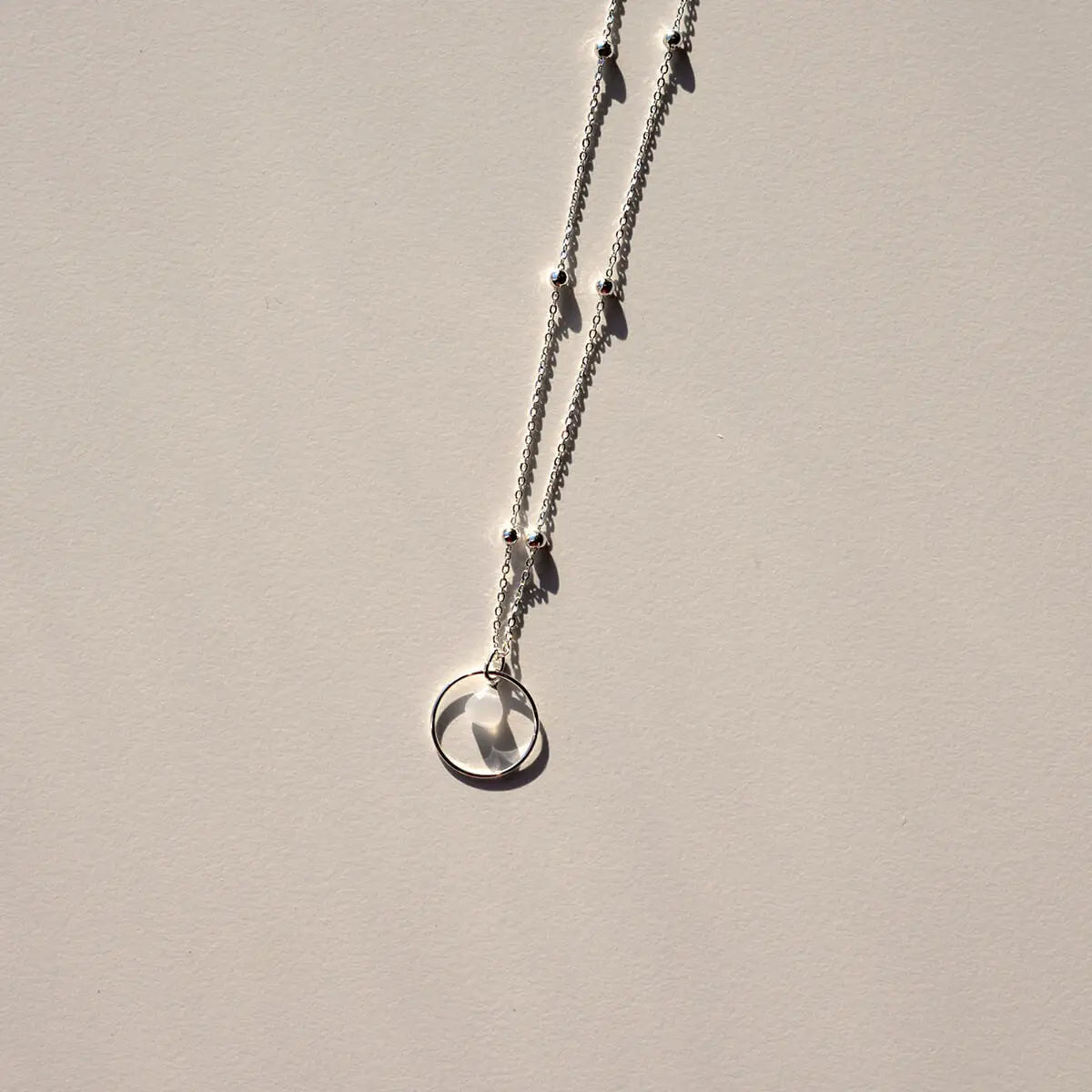 Ketting Rond Crème – New Life - shopvinoos