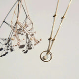 Ketting Rond Crème – New Life - shopvinoos