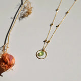 Ketting Rond Lichtgroen – You Are Wonderful - shopvinoos