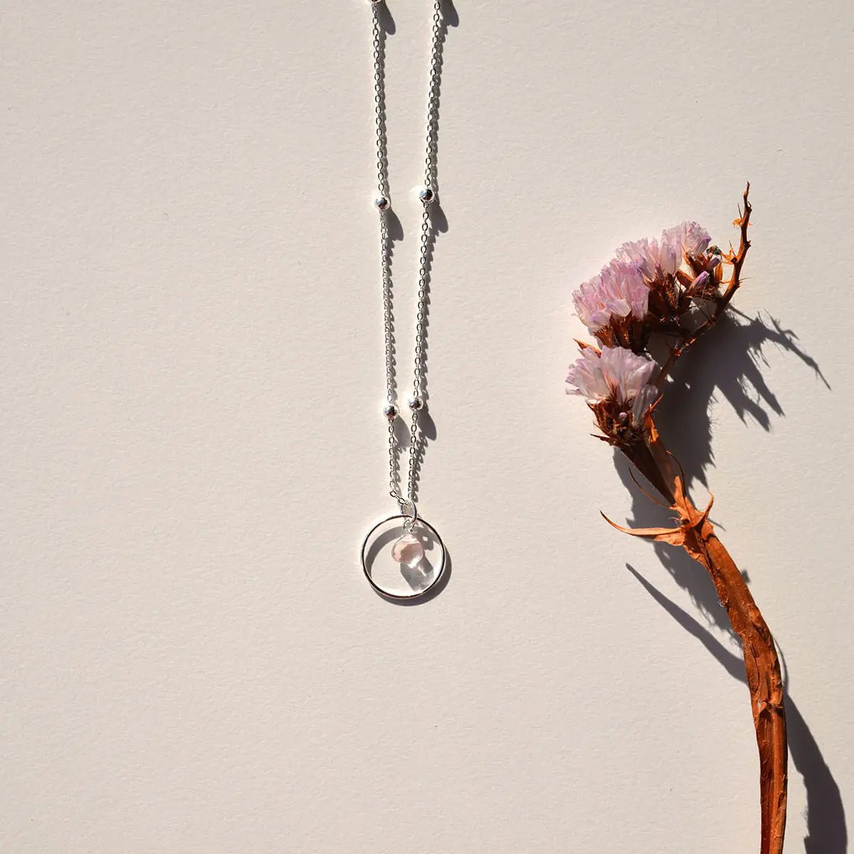 Ketting Rond Lichtroze – Thinking Of You - shopvinoos