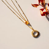 Ketting Zon Amber - Inner glow. - shopvinoos