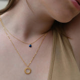 Ketting Zon Blauw - Your moment. - shopvinoos
