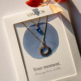Ketting Zon Blauw - Your moment. - shopvinoos