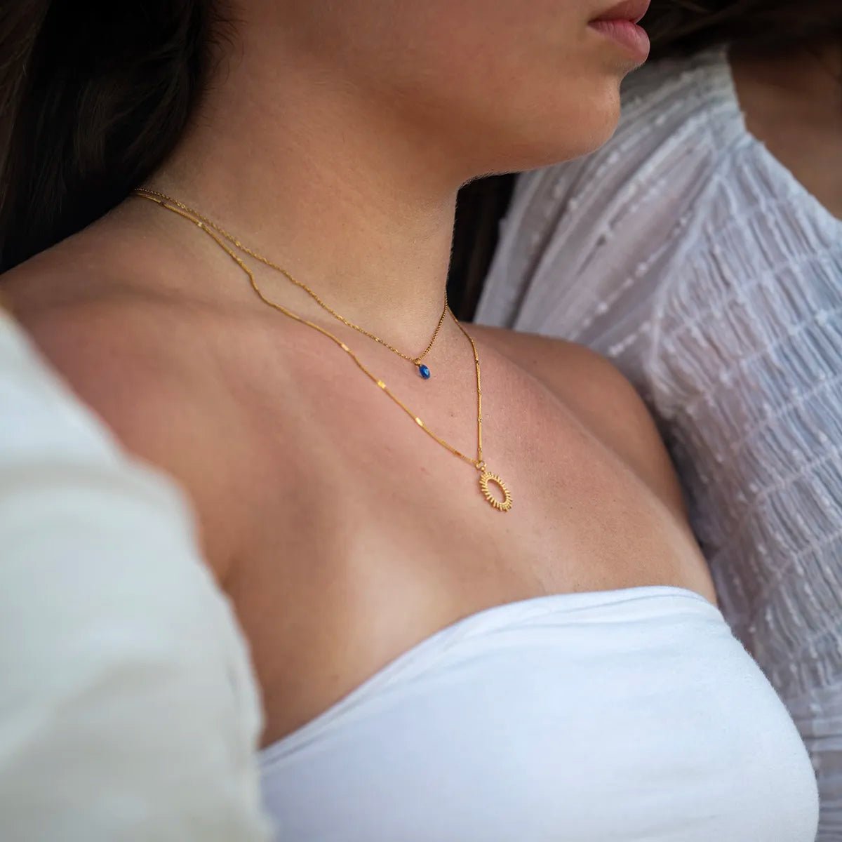 Ketting Zon Blauw - Your moment. - shopvinoos