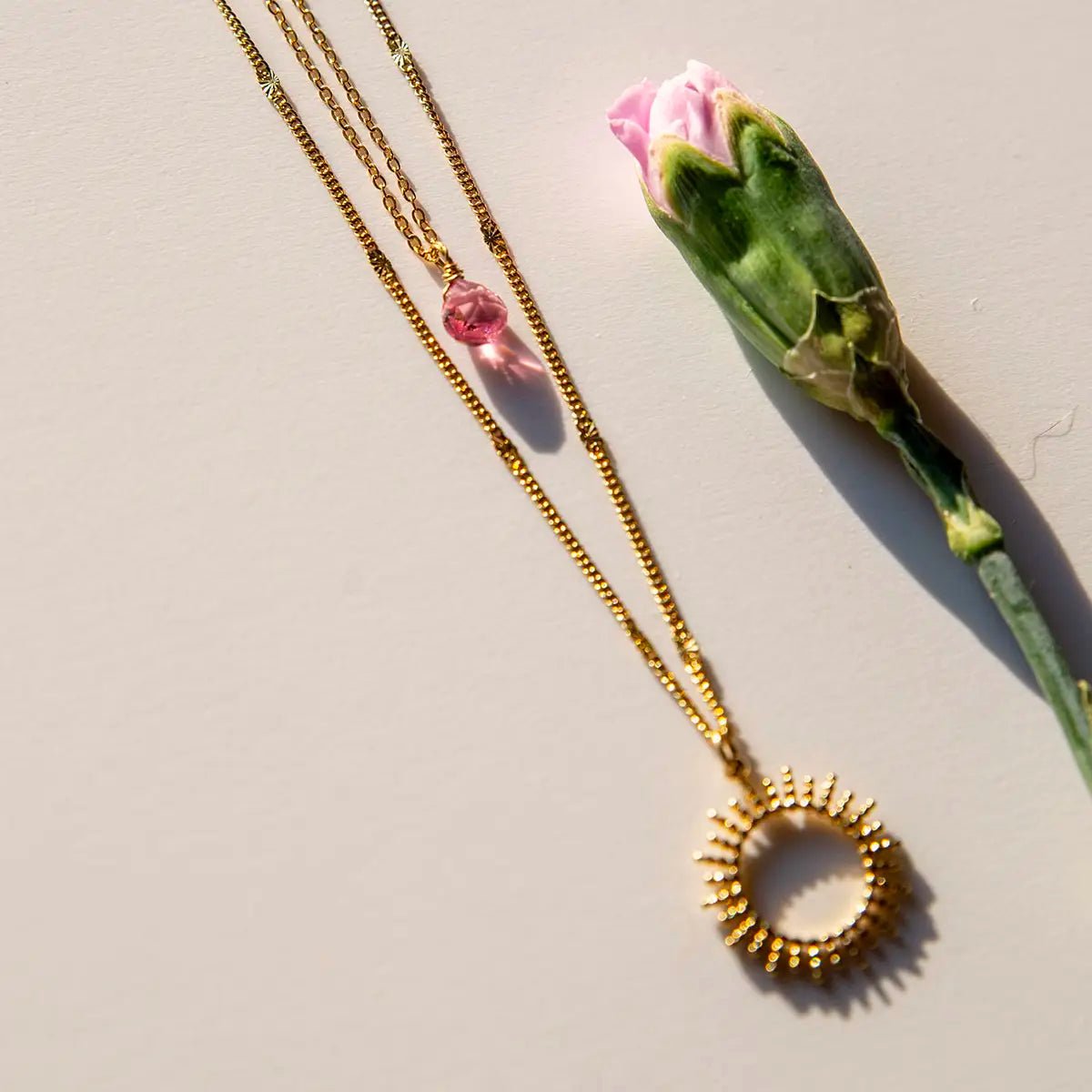Ketting Zon Fuchsia - Keep blooming. - shopvinoos