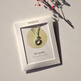 Ketting Zon Groen – No Words - shopvinoos