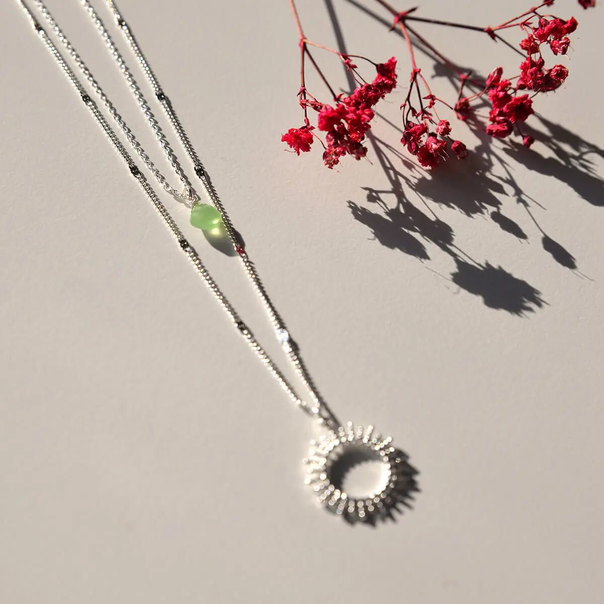 Ketting Zon Groen – No Words - shopvinoos