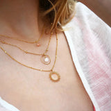 Ketting Zon Lichtroze – Congratulations - shopvinoos