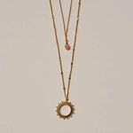 Ketting Zon Lichtroze – Congratulations - shopvinoos