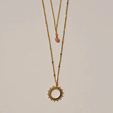 Ketting Zon Lichtroze – Congratulations - shopvinoos