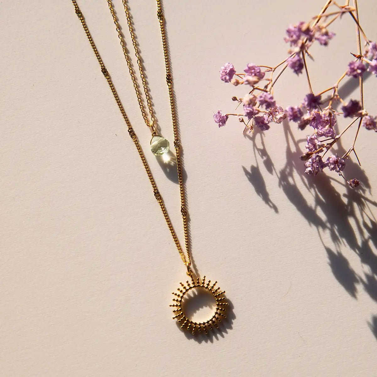 Ketting Zon Mint - New chapter. - shopvinoos