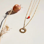 Ketting Zon Oranje – You Are Beautiful - shopvinoos
