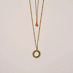 Ketting Zon Oranje – You Are Beautiful - shopvinoos