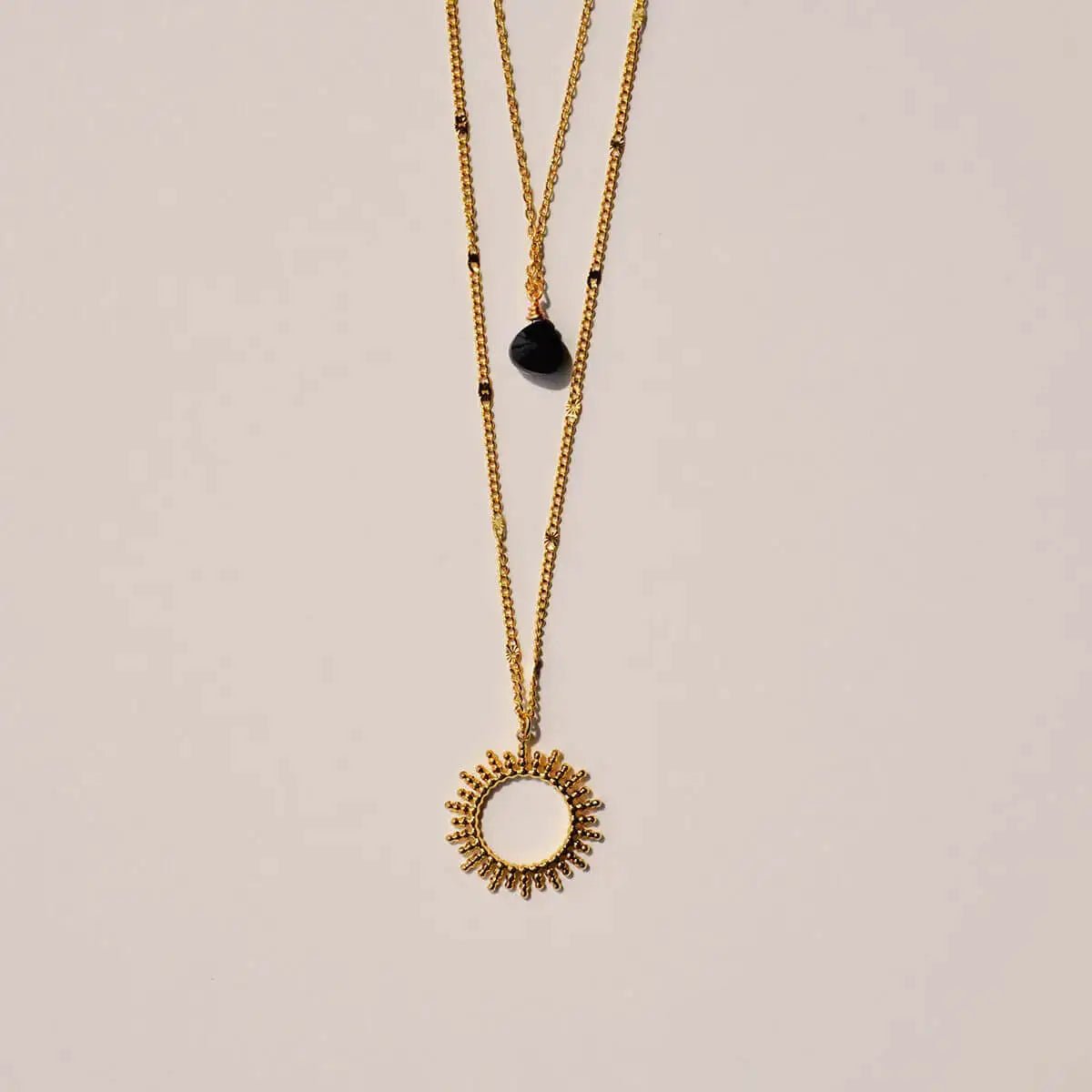 Ketting Zon Zwart – Happy Together - shopvinoos