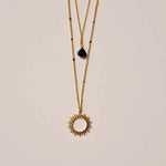 Ketting Zon Zwart – Happy Together - shopvinoos