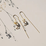 Oorbellen Bladgoud – Moonlight - shopvinoos