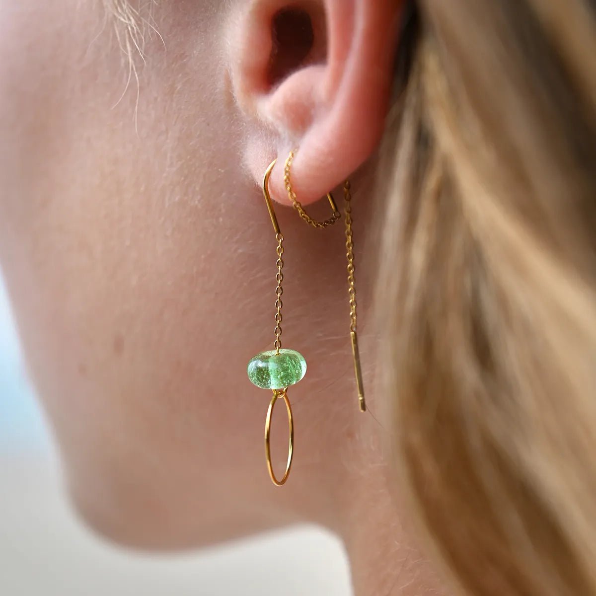 Oorbellen Turquoise – Have Fun - shopvinoos