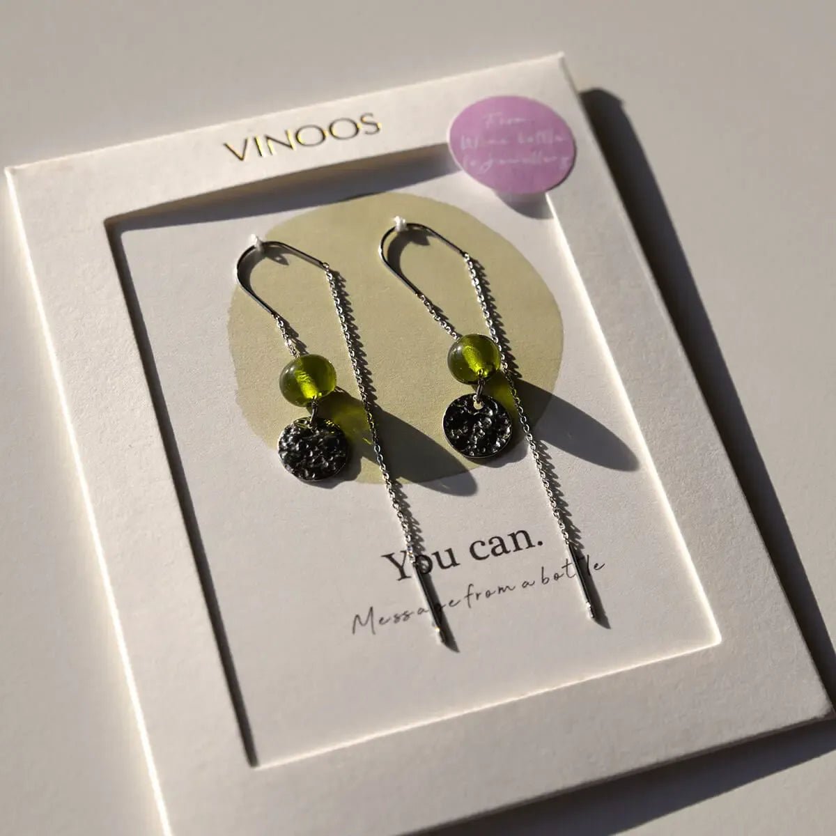 Oorbellen Zeegroen – You Can - shopvinoos