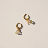 Party Time! Oorbel - Transparant met glitter - shopvinoos