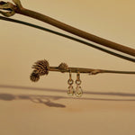 Party Time! Oorbel - Transparant met glitter - shopvinoos