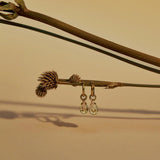 Party Time! Oorbel - Transparant met glitter - shopvinoos
