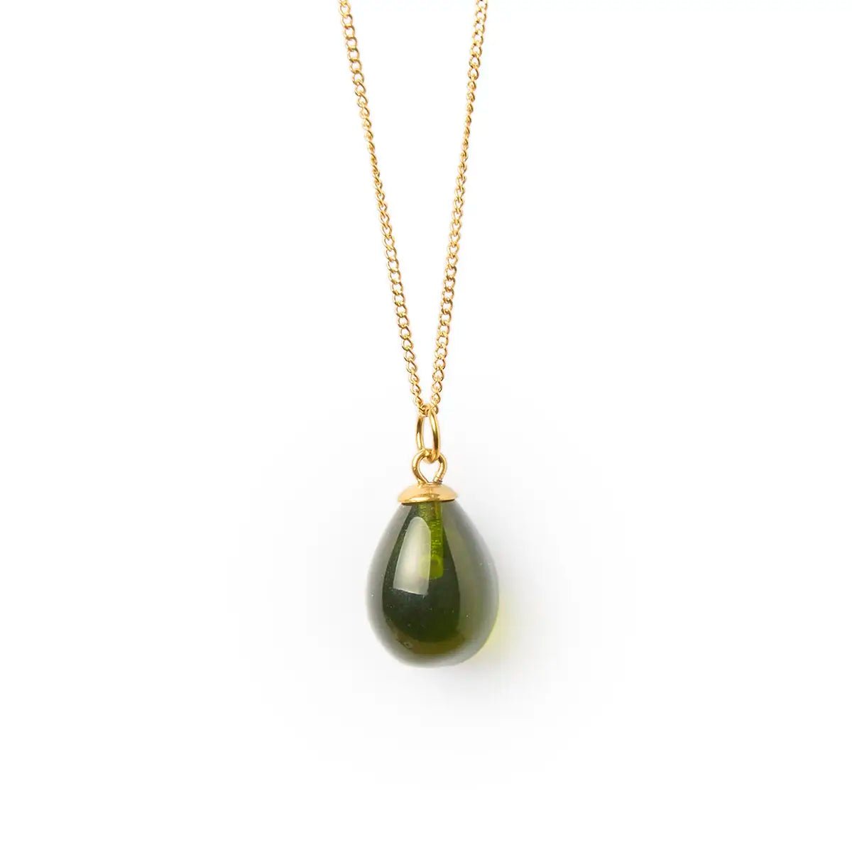 Proostparel Ketting – Olijfgroen - shopvinoos