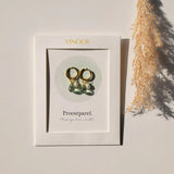 Proostparel Oorbel – Turquoise Met Parel - shopvinoos